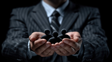 Best job candidate. Selection of job candidates. HRM or Human Resource Managementの素材