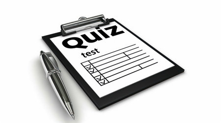 Quiz, test, exam, assessment. Quiz concept. Quiz timeの素材