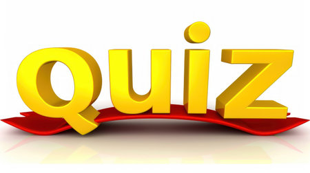 Quiz, test, exam, assessment. Quiz concept. Quiz timeの素材