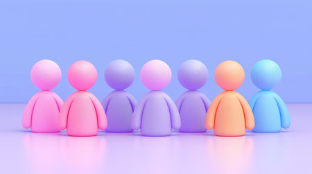 Diversity, equity, inclusion and belonging concept. DEIB.の素材