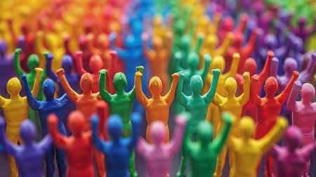 Diversity, equity, inclusion and belonging concept. DEIB.の素材