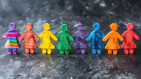 Diversity, equity, inclusion and belonging concept. DEIB.の素材