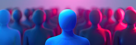 Diversity, equity, inclusion and belonging concept. DEIB.の素材