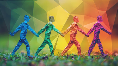 Diversity, equity, inclusion and belonging concept. DEIB.の素材