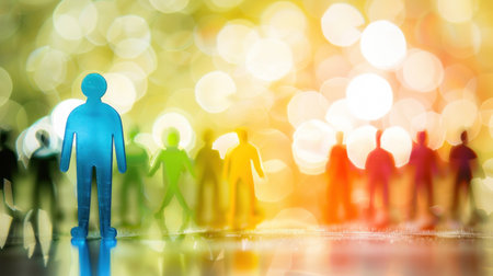 Diversity, equity, inclusion and belonging concept. DEIB.の素材