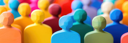 Diversity, equity, inclusion and belonging concept. DEIB.の素材