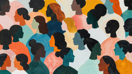 Diversity, equity, inclusion and belonging concept. DEIB.の素材