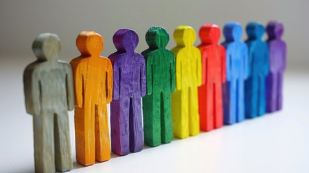 Diversity, equity, inclusion and belonging concept. DEIB.の素材