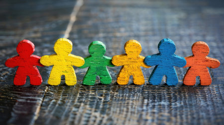 Diversity, equity, inclusion and belonging concept. DEIB.の素材