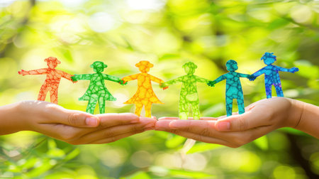 Diversity, equity, inclusion and belonging concept. DEIB.の素材