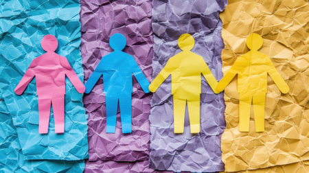 Diversity, equity, inclusion and belonging concept. DEIB.の素材