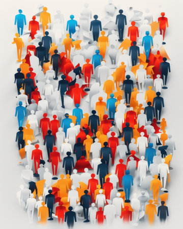 Diversity, equity, inclusion and belonging concept. DEIB.の素材