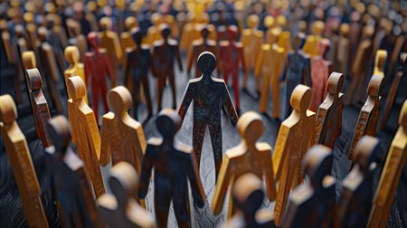 Diversity, equity, inclusion and belonging concept. DEIB.の素材