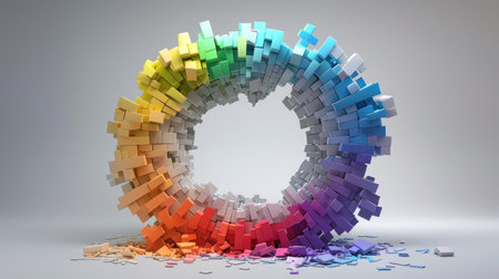 Diversity, equity, inclusion and belonging concept. DEIB.の素材