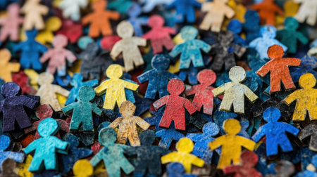 Diversity, equity, inclusion and belonging concept. DEIB. DEIの素材