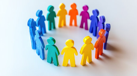 Diversity, equity, inclusion and belonging concept. DEIB. DEIの素材