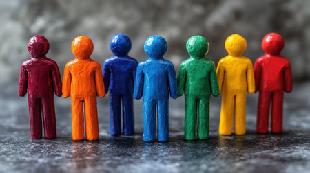 Diversity, equity, inclusion and belonging concept. DEIB. DEIの素材