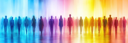 Diversity, equity, inclusion and belonging concept. DEIB. DEIの素材