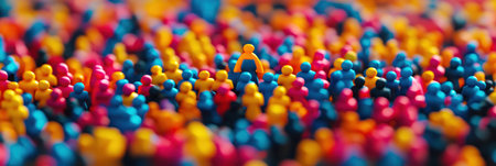 Diversity, equity, inclusion and belonging concept. DEIB. DEIの素材