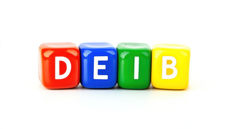 Diversity, equity, inclusion and belonging concept. DEIB. DEIの素材