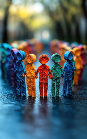 Diversity, equity, inclusion and belonging concept. DEIB. DEIの素材