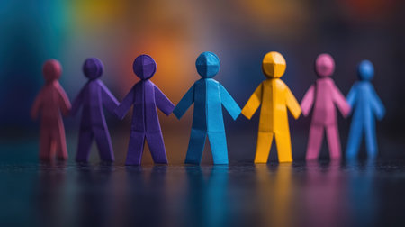 Diversity, equity, inclusion and belonging concept. DEIB. DEIの素材