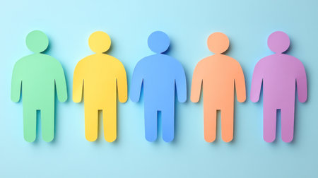Diversity, equity, inclusion and belonging concept. DEIB. DEIの素材