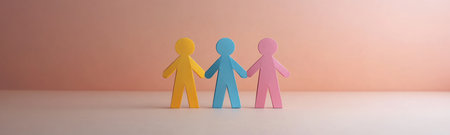 Diversity, equity, inclusion and belonging concept. DEIB. DEIの素材