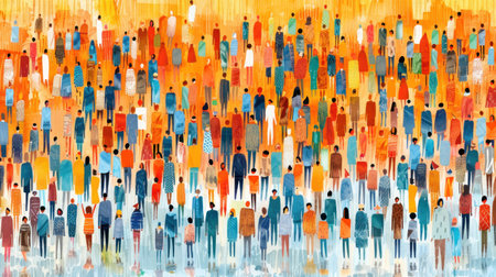 Diversity, equity, inclusion and belonging concept. DEIB. DEIの素材