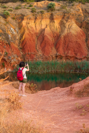 This lake was a Bauxite (mineral used to produce aluminium) mine until 1976, when it has been...