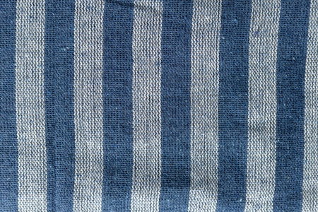 Blue and gray stripes linen straight.