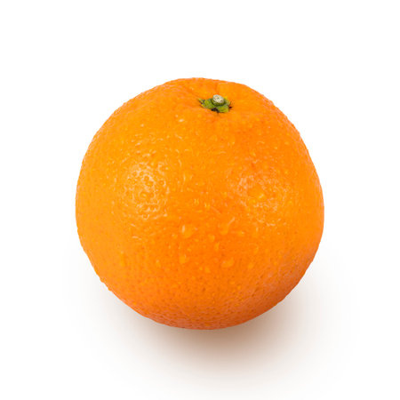 Orange Fruit Isolated on White Background.の写真素材