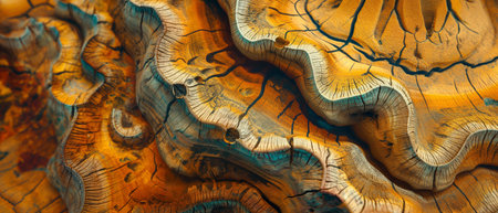 Wooden texture of a tree trunk close-up. Abstract backgroundの素材