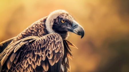 Portrait of Griffon vulture (Gyps fulvus)の素材