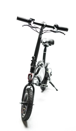 Electric Bike on white background, isolated. Illustrative editorial content.のeditorial素材