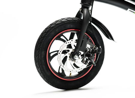 Electric Bike on white background, isolated. Illustrative editorial content.のeditorial素材