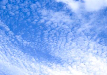 Blue sky and could in afternoon