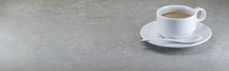 Cup of coffee in loft style.の写真素材