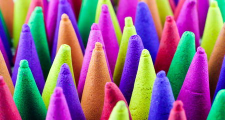 Aroma incense is colorful for Thai massage and Spaの写真素材