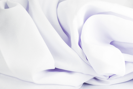 white fabric texture for backgroundの写真素材