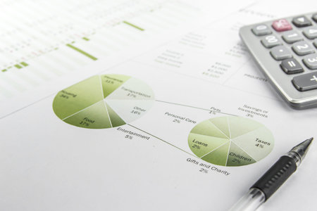 Document of finance business for management plan.