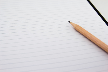 notebook ridge coil for note and pencil.の写真素材