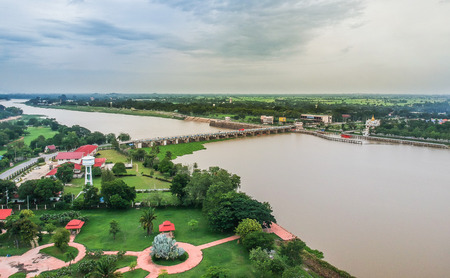 Chao Phraya Dam. 
The first large water dam built in Thailand.