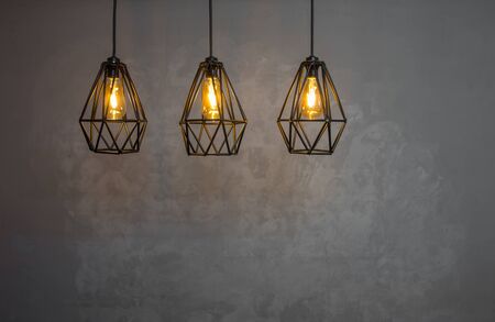 Luxury  vintage style with light lamp decor.の写真素材