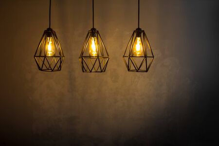 Luxury  vintage style with light lamp decor.の写真素材