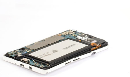 Broken cell phone