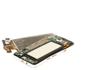 Broken cell phone