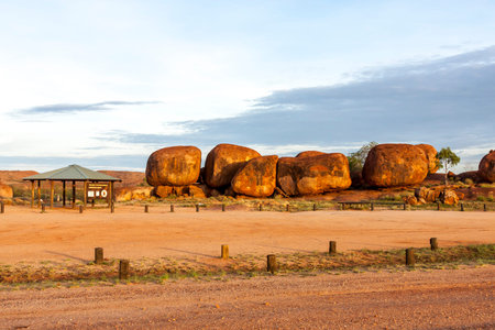 Place for camping near Devils Marbles (Karlu Karlu) Conservation Reserve, Northern Territory,...