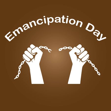 Emancipation Day is observed in many former European colonies in the Caribbean and areas of the United States on various dates to commemorate the emancipation of enslaved people of African descent.のイラスト素材