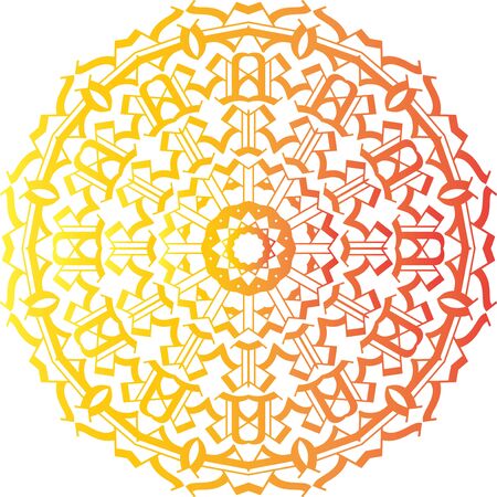 A mandala (emphasis on first syllable; Sanskrit à¤®à¤£à¥à¤¡à¤², maá¹á¸ala â literally "circle") is a geometric configuration of symbols.のイラスト素材